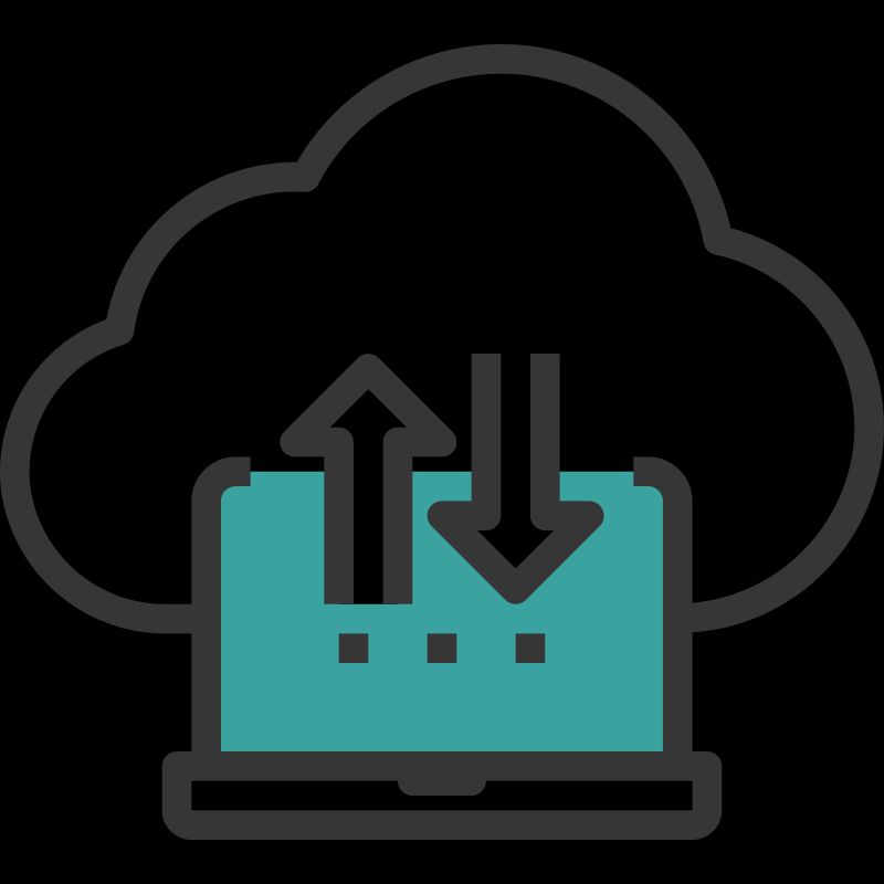 Cloud computing icon