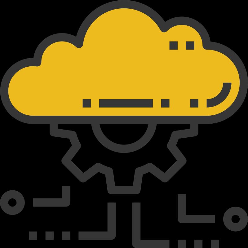 Cloud computing icon