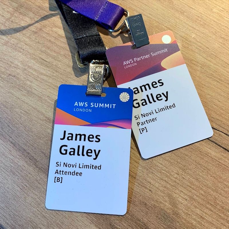 AWS Summit London 2025 Lanyard Passes