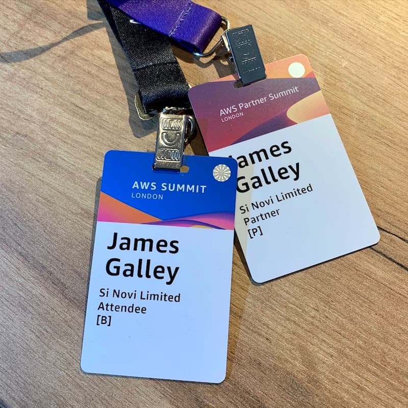 AWS Summit London 2025 Lanyard Passes
